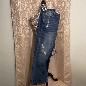 Ladies Distressed Jeggings - 2X